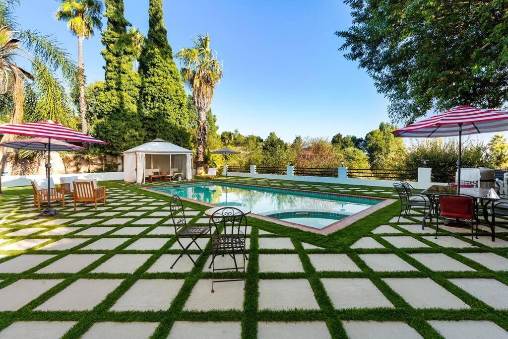 فيلا Luxury 4BD in Topanga Oasis with Pool, Spa and Cabana لوس أنجلوس المظهر الخارجي الصورة